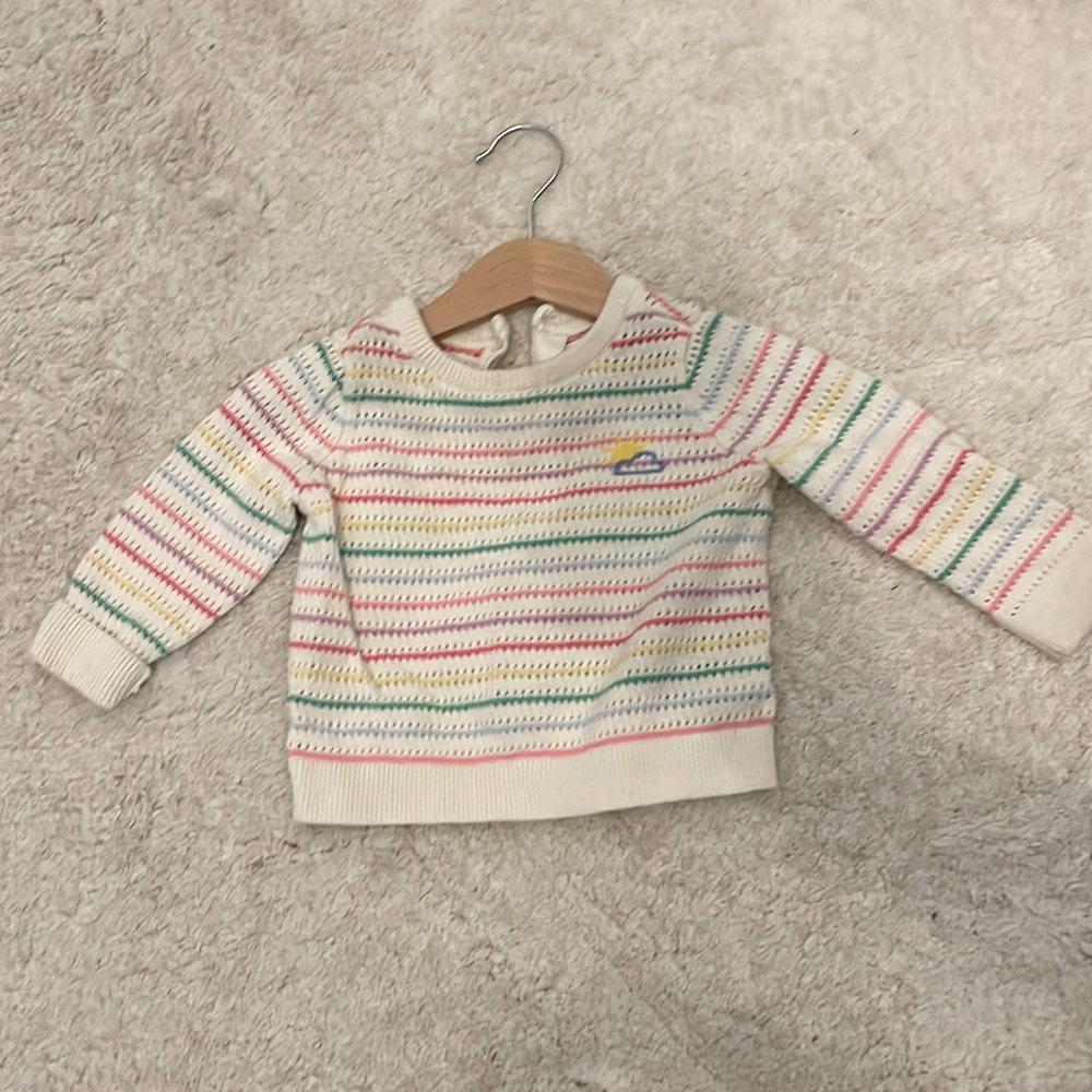 Baby Gap girls pullover sweater, 6-12mo
